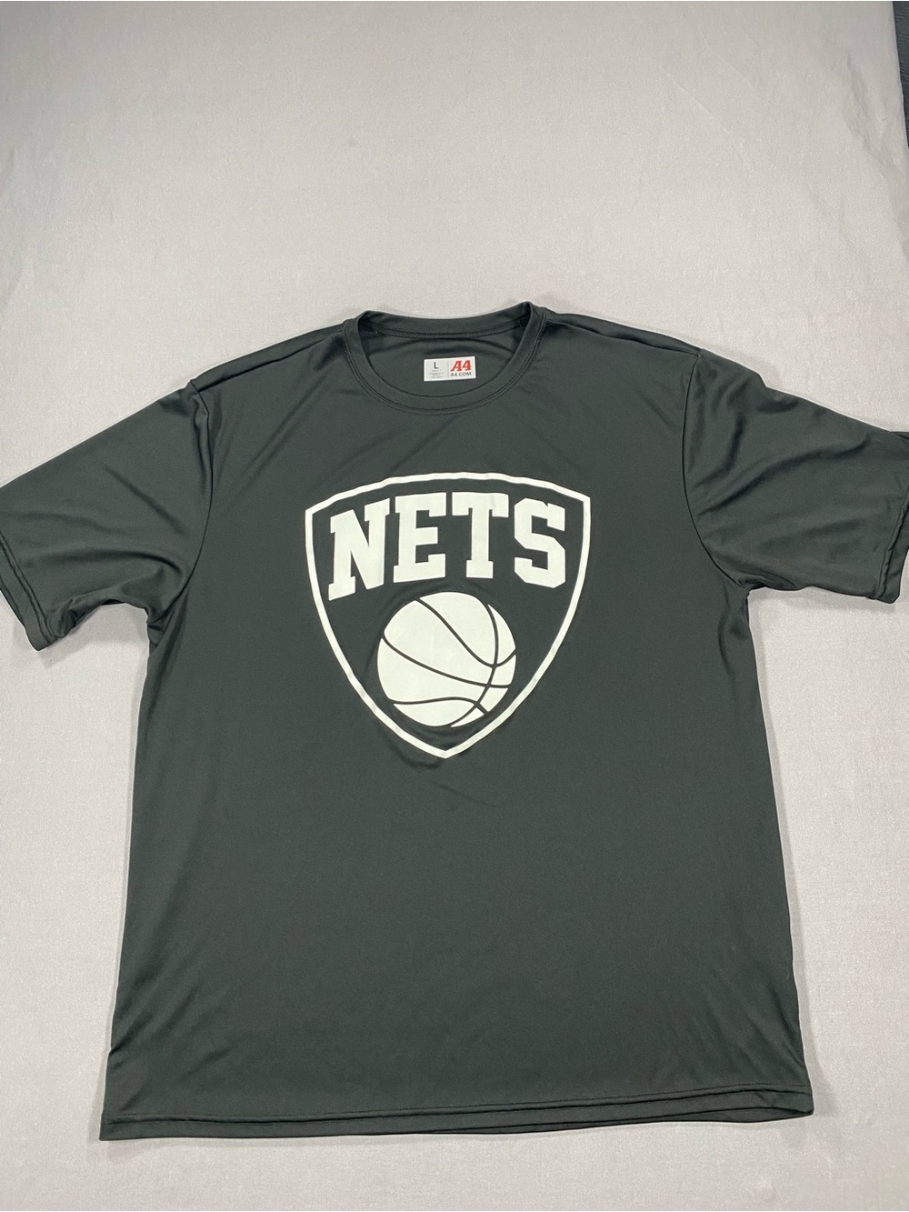 Black Nets Logo Men's Short-Sleeve Jersey Tee